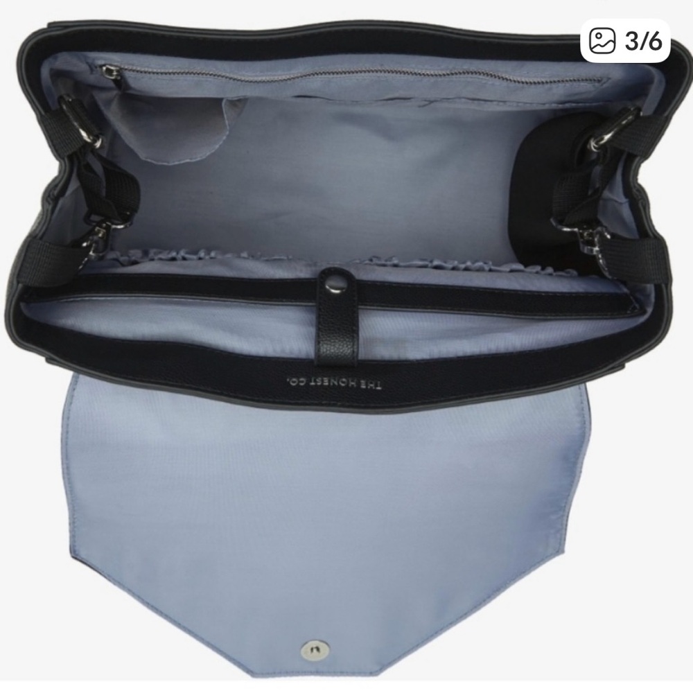 The Honest Company Black Structured Diaper Bag Tote - Picture 4 of 10